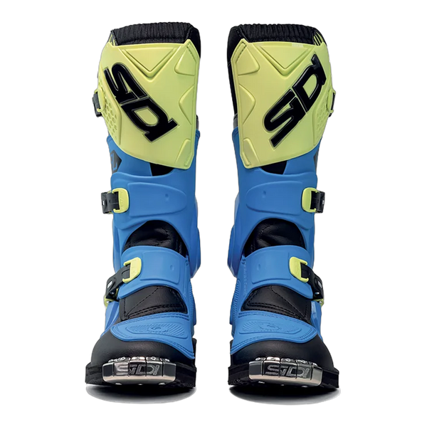 Sidi Flame Kids' Motorcycle Boots Light Blue 389, front view