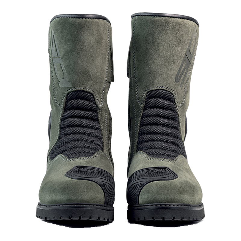 Sidi Gavia ADV Gore Motorcycle Boots Military 199, front view