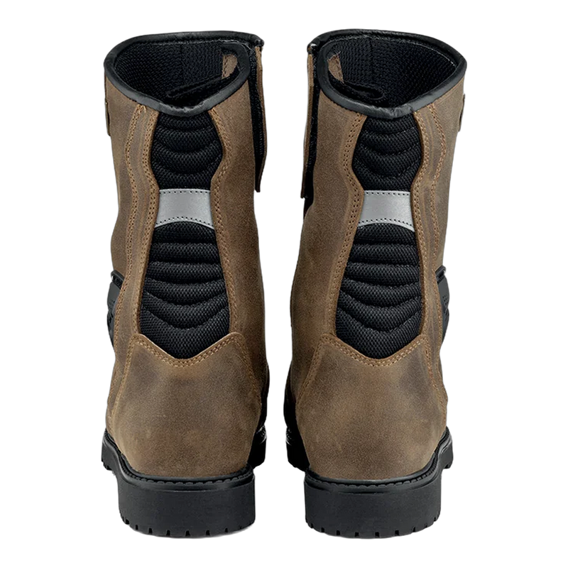 Sidi Gavia ADV Gore Motorcycle Boots Tobacco 245, rear view