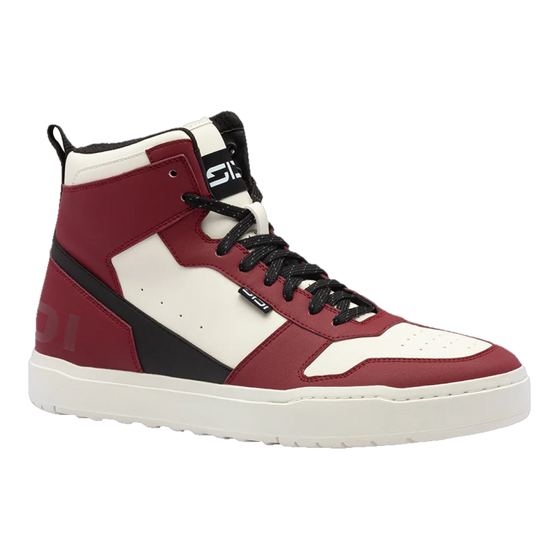 Sidi Lynx riding shoes Black/Dark Red, side view