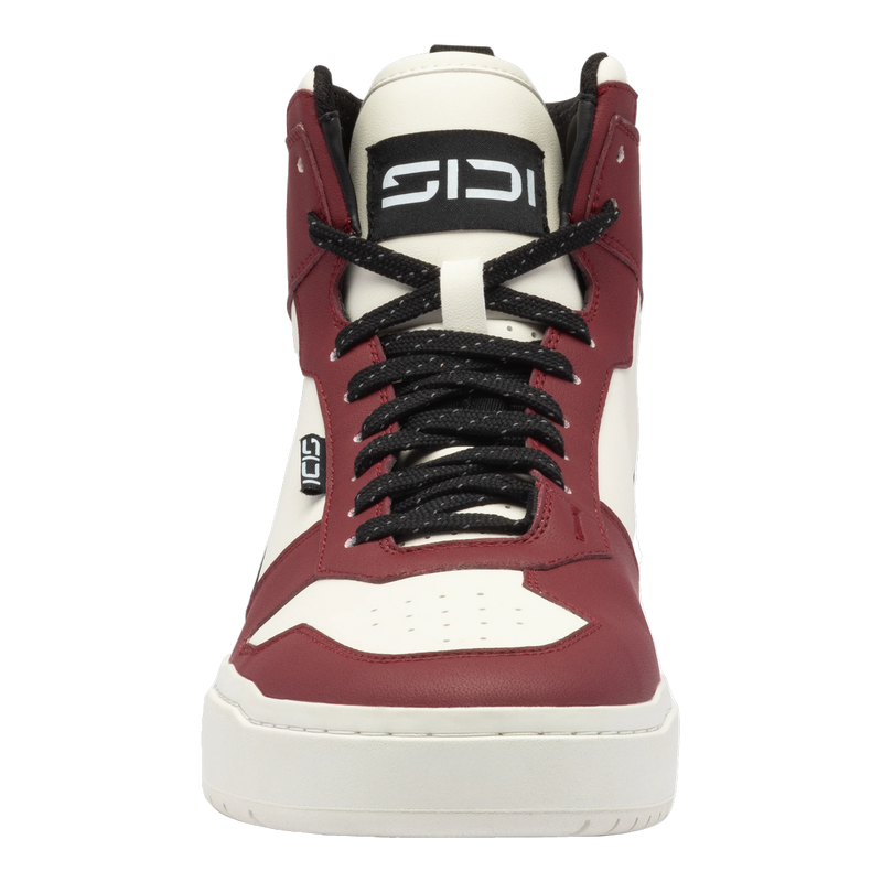 Sidi Lynx riding shoes Black/Dark Red, front view