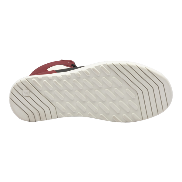 Sidi Lynx riding shoes Black/Dark Red, rear view