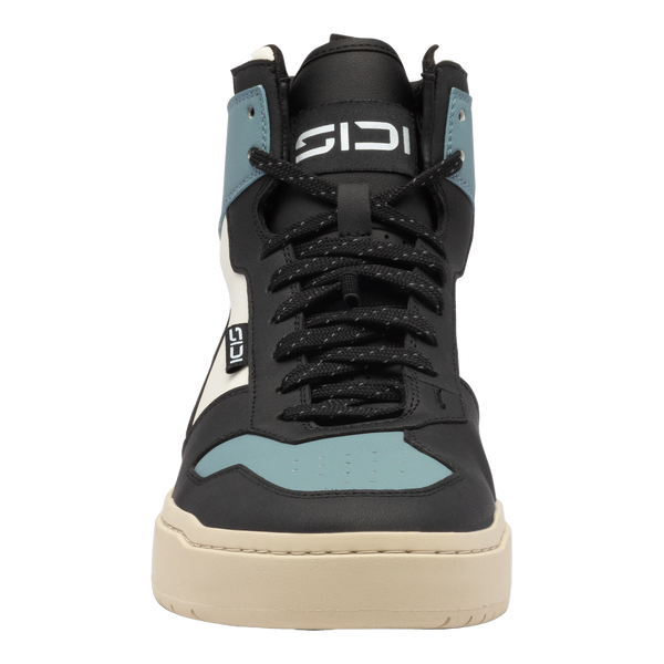 Sidi Lynx riding shoes Black/Frost Grey, front view