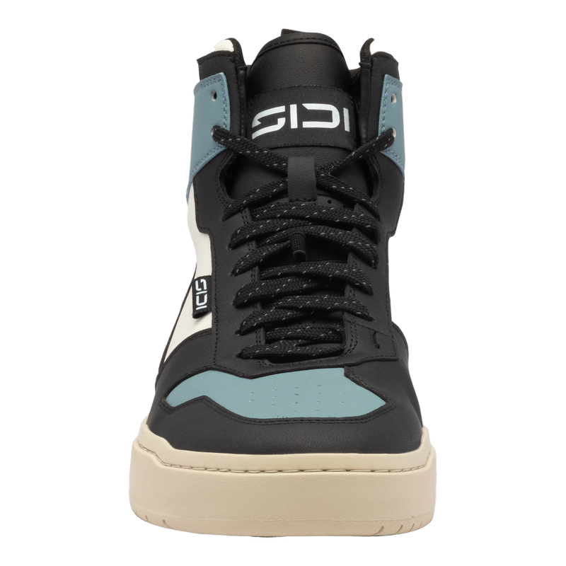 Sidi Lynx riding shoes Black/Frost Grey, front view