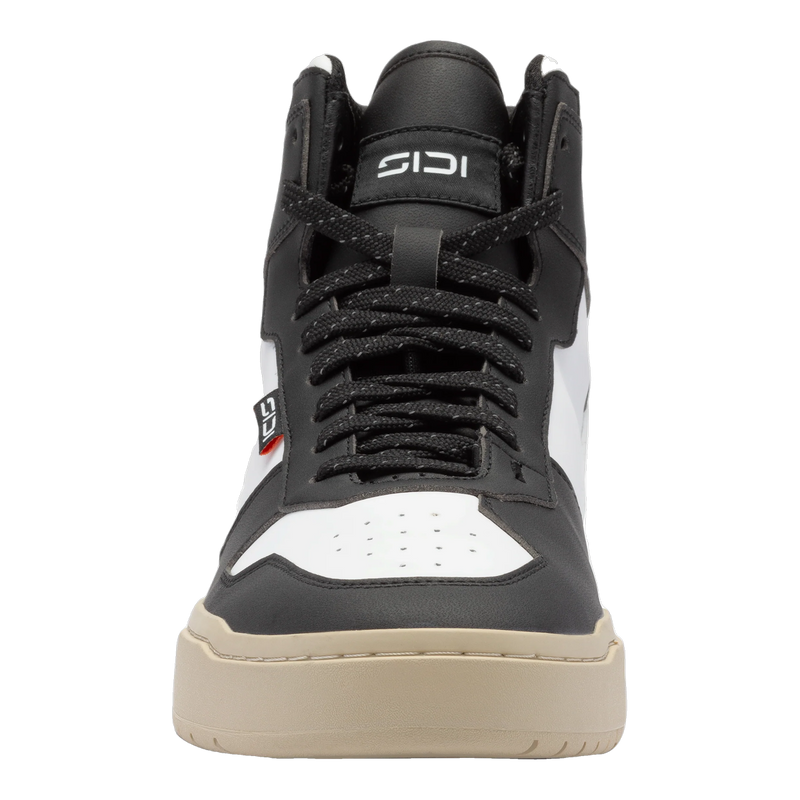 Sidi Lynx riding shoes Black/White, front view
