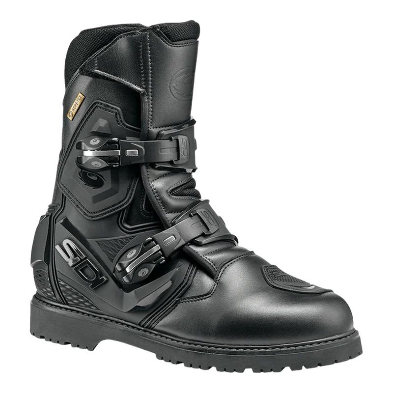 Sidi Mid Adventure 2 Gore-Tex Motorcycle Boots Black 102, three-quarter view
