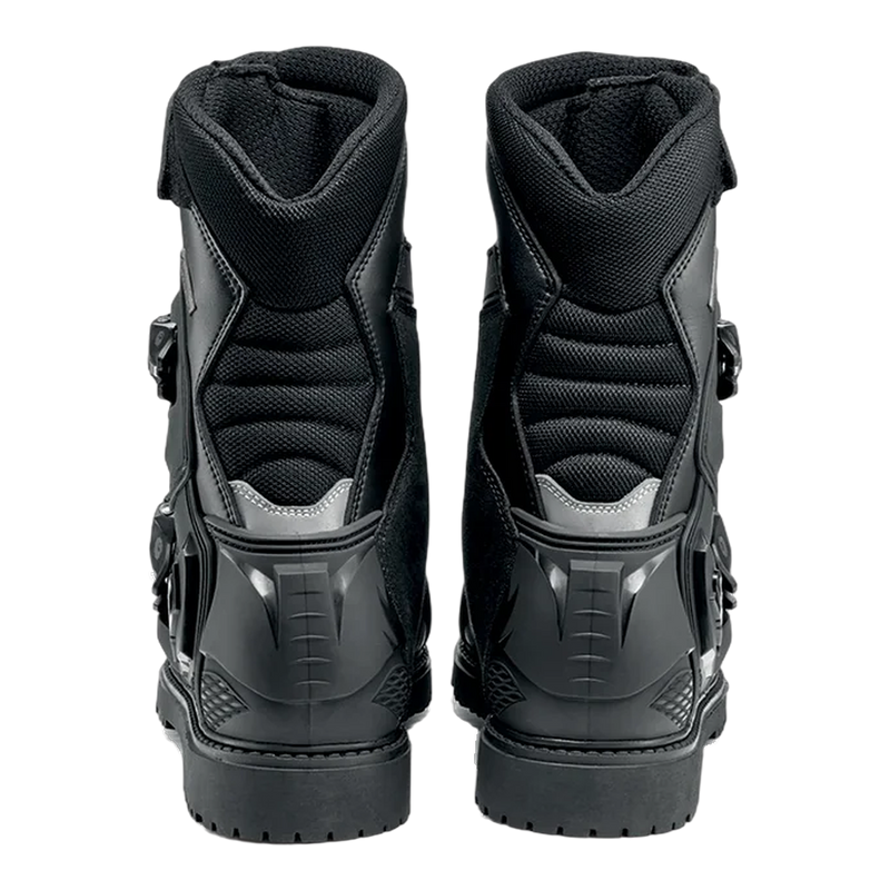 Sidi Mid Adventure 2 Gore-Tex Motorcycle Boots Black 102, rear view