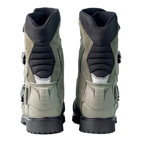 Sidi Mid Adventure 2 Gore-Tex Motorcycle Boots Military 199, rear view
