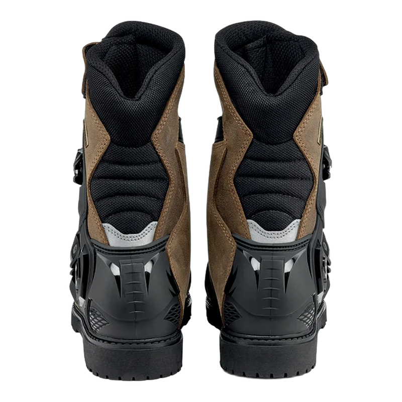 Sidi Mid Adventure 2 Gore-Tex Motorcycle Boots Tobacco 245, rear view