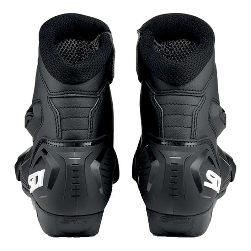 Sidi Mid Performer Motorcycle Boots Black 102, rear view