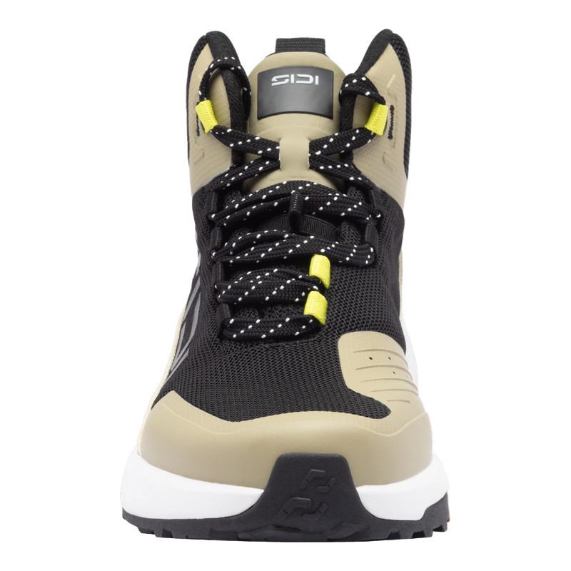 Sidi Nucleus Air riding shoes Black/Dark Sand, side profile