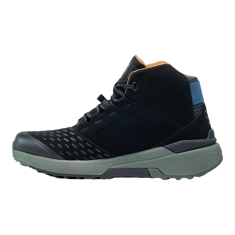 Sidi Nucleus Suede WP riding shoes Black/Ivy, side profile