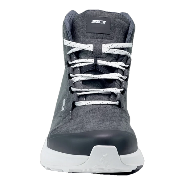 Sidi Nucleus Suede WP riding shoes Black/White, front view