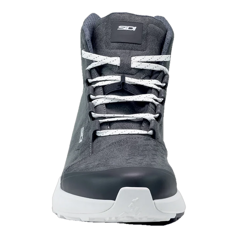 Sidi Nucleus Suede WP riding shoes Black/White, front view