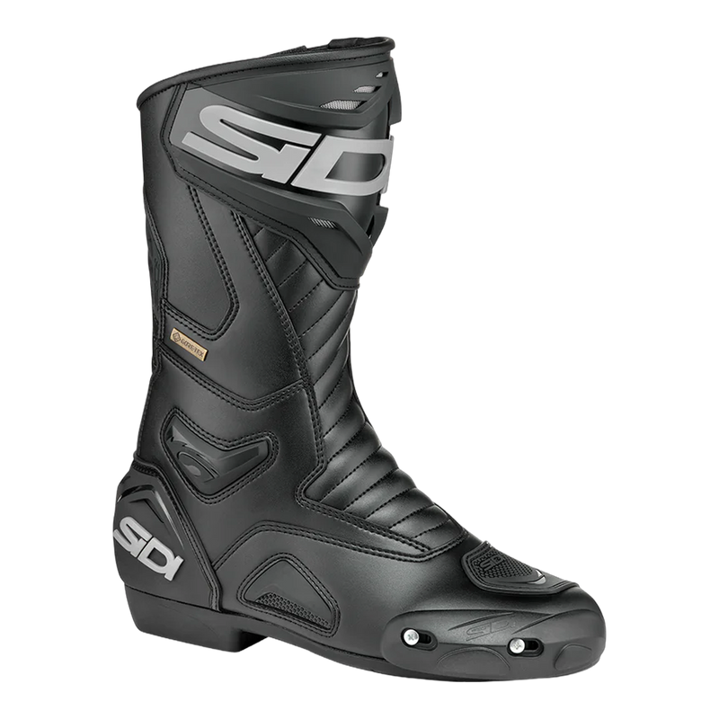 Sidi Performer Gore-Tex Motorcycle Boots Black 102, three-quarter view