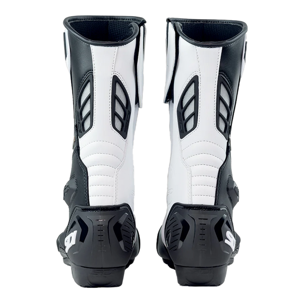 Sidi Performer Gore-Tex Motorcycle Boots White/Black 203, rear view