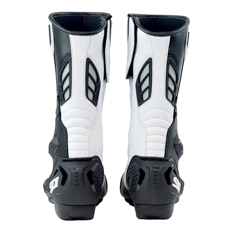 Sidi Performer Gore-Tex Motorcycle Boots White/Black 203, rear view