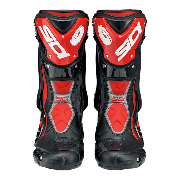 Sidi ST Motorcycle Boots Black/Red 105, front view