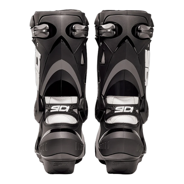 Sidi ST Motorcycle Boots White/Black 203, rear view