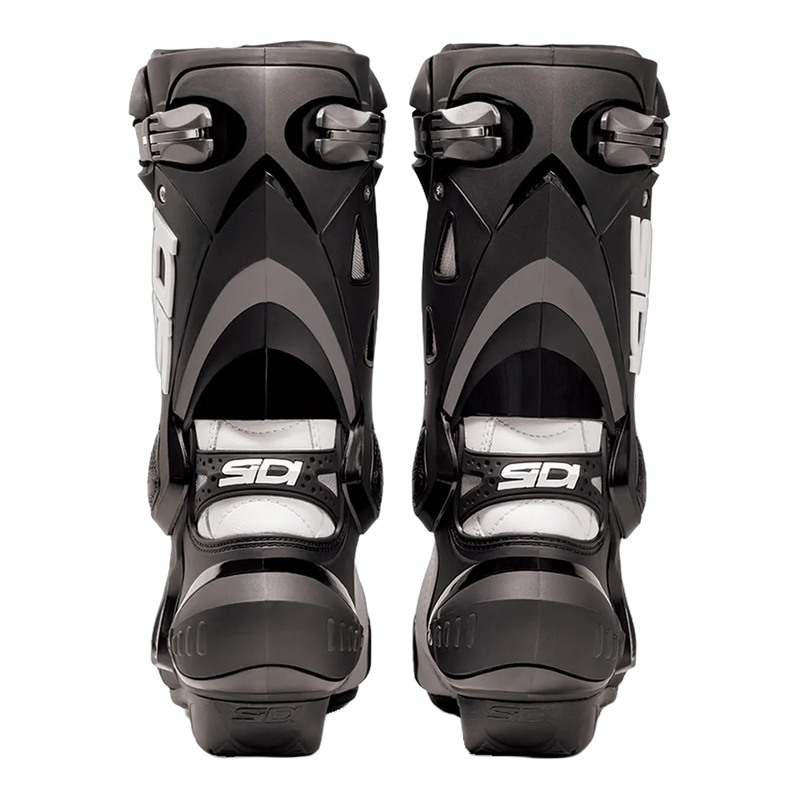 Sidi ST Motorcycle Boots White/Black 203, rear view