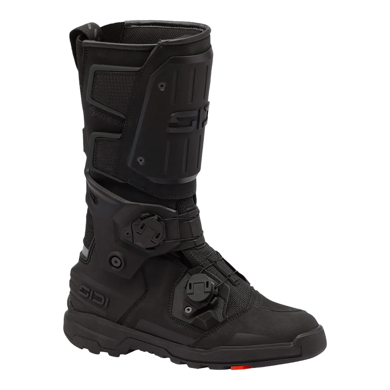 Sidi Taurus GTX Motorcycle Boots Black 102, three-quarter view