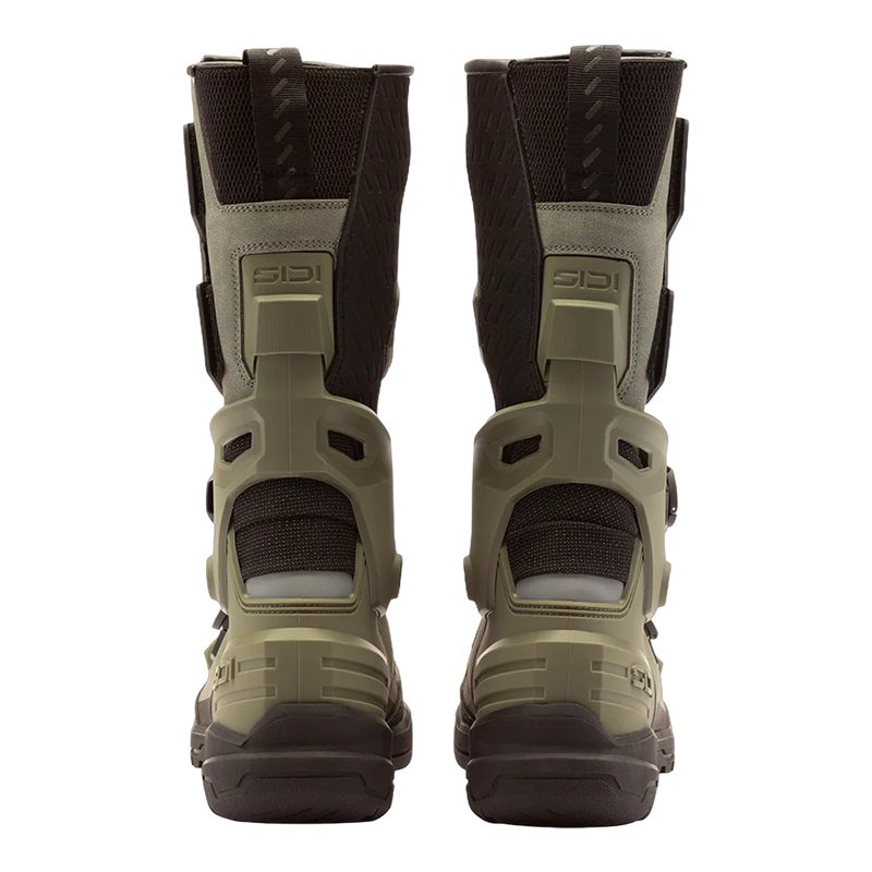 Sidi Taurus GTX Motorcycle Boots Deep Forest 246, rear view