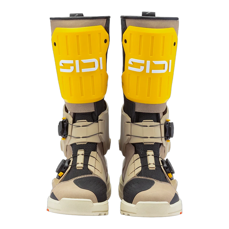 Sidi Taurus GTX Motorcycle Boots Sand/Ochre 802, front view