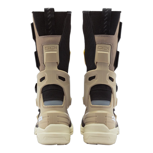 Sidi Taurus GTX Motorcycle Boots Sand/Ochre 802, rear view
