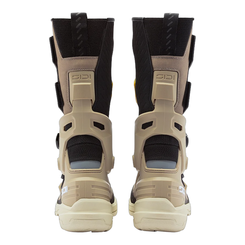 Sidi Taurus GTX Motorcycle Boots Sand/Ochre 802, rear view