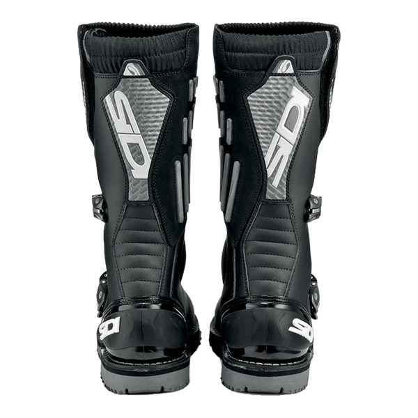 Sidi Trial Zero.2 Motorcycle Boots Black 102, rear view