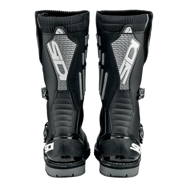 Sidi Trial Zero.2 Motorcycle Boots Black 102, rear view