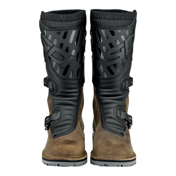 Sidi Trial Zero.2 Motorcycle Boots Tobacco/Black 245, front view