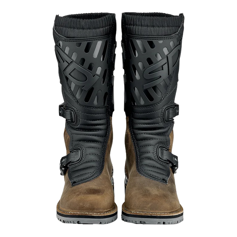 Sidi Trial Zero.2 Motorcycle Boots Tobacco/Black 245, front view