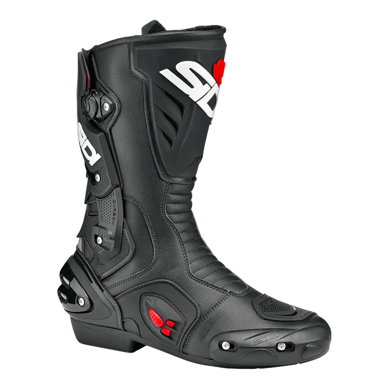 Sidi Vertigo 2 Motorcycle Boots Black 102, three-quarter view
