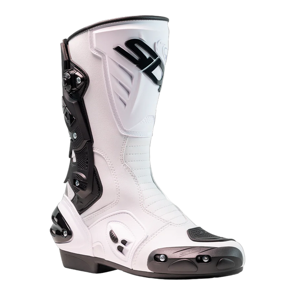 Sidi Vertigo 2 Motorcycle Boots White/Black 203, side profile