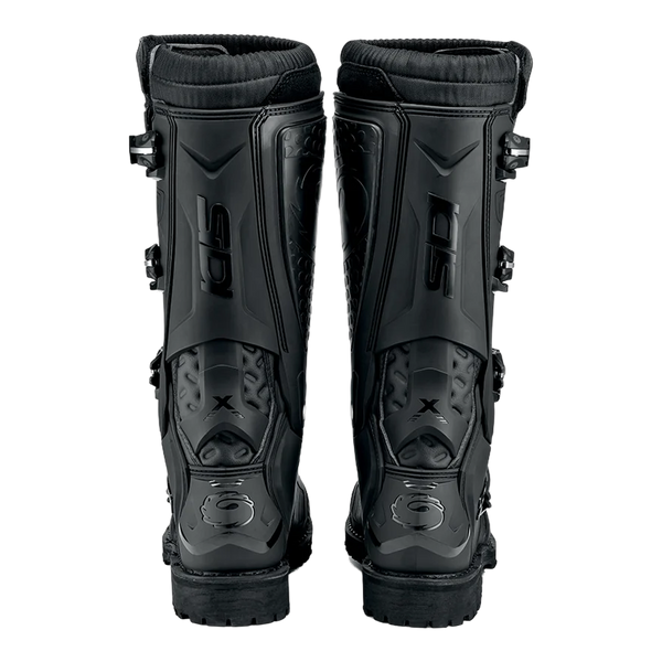 Sidi X-Power Enduro Motorcycle Boots Black 102, rear view