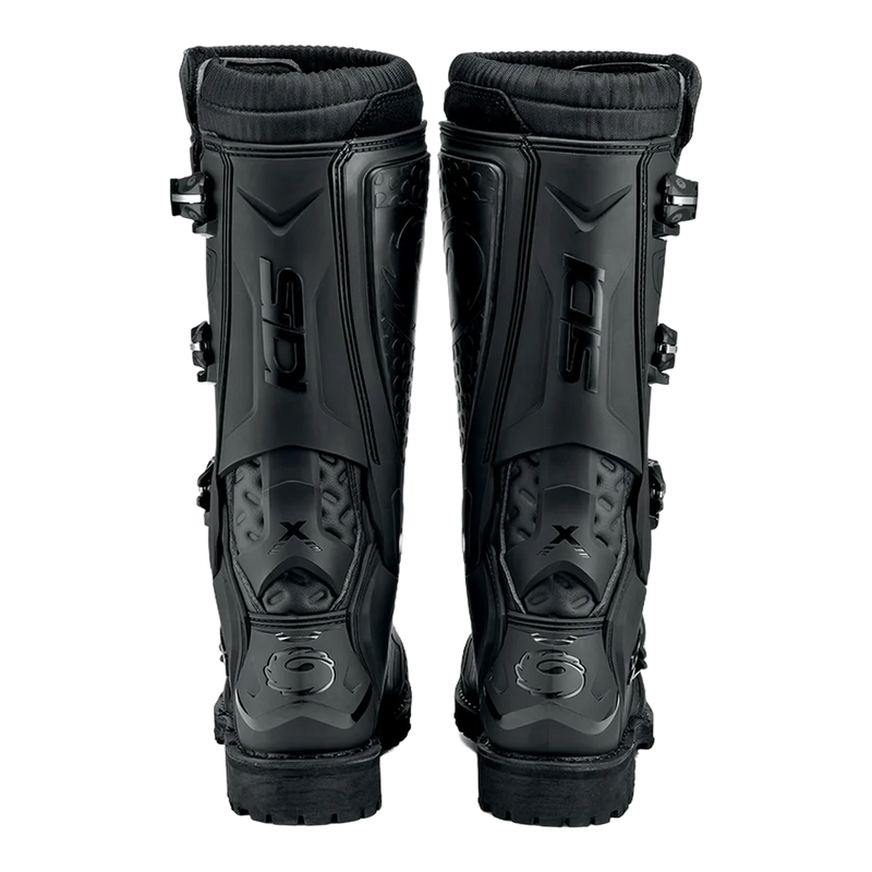 Sidi X-Power Enduro Motorcycle Boots Black 102, rear view