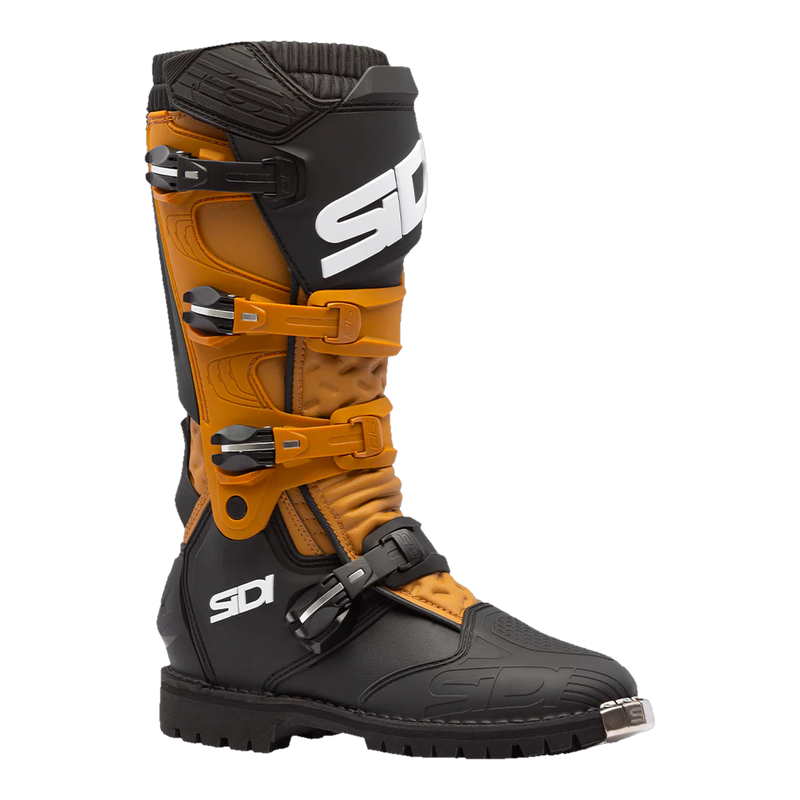 Sidi X-Power Enduro motorcycle boots Mid Brown/Black, three-quarter view