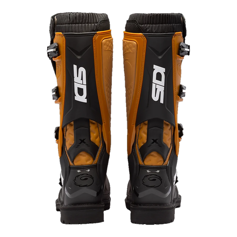 Sidi X-Power Enduro motorcycle boots Mid Brown/Black, rear view