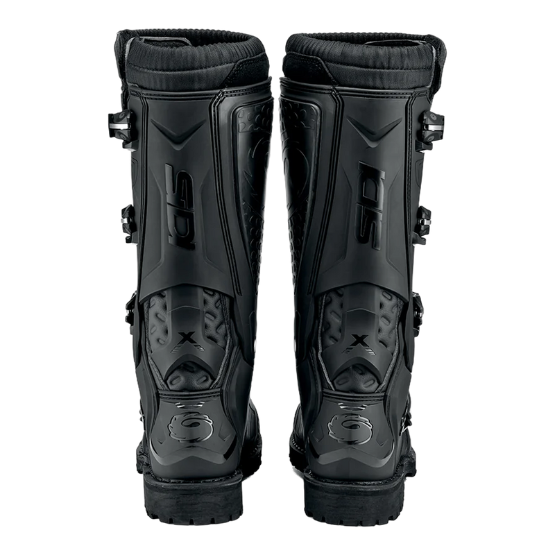 Sidi X-Power Enduro WP Motorcycle Boots Black 102, rear view