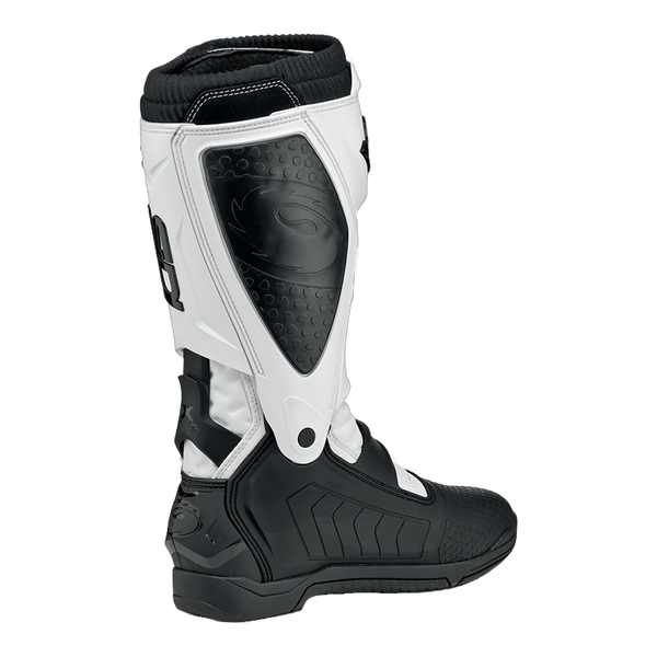 Sidi X-Power SC Motorcycle Boots Black/White 104, side profile