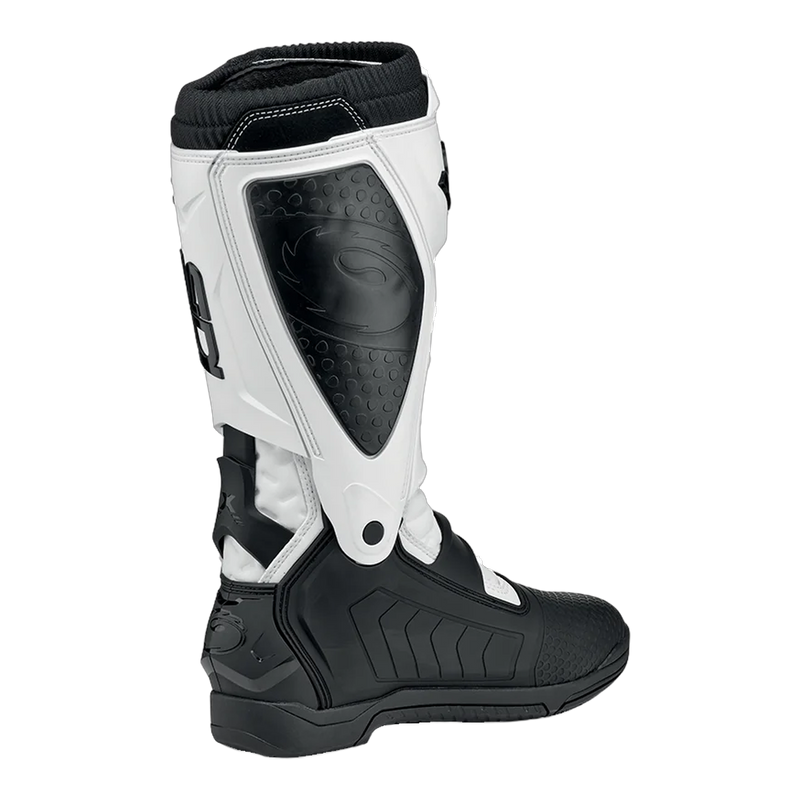 Sidi X-Power SC Motorcycle Boots Black/White 104, side profile