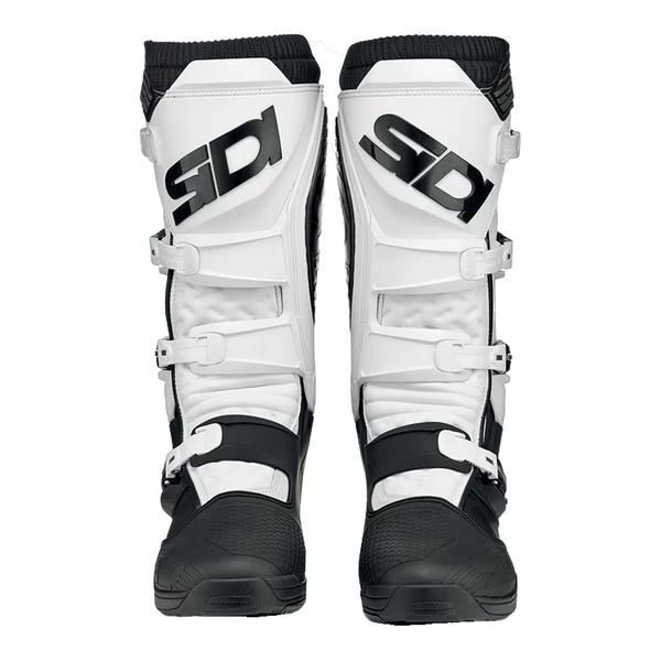 Sidi X-Power SC Motorcycle Boots Black/White 104, front view
