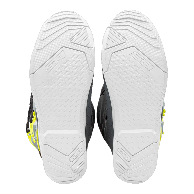 Sidi X-Power SC motorcycle boots Grey/Fluo Yellow, sole detail