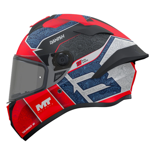 MT-Helmets Targo S Hakim Danish Replica 2026 Full-Face Helmet – C5 Gloss