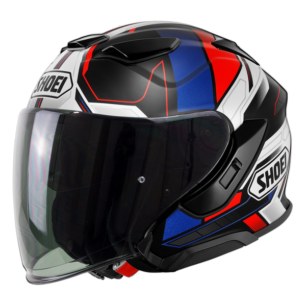 Shoei J-Cruise 3 Whizzy TC-10 – with the optional dark smoke visor