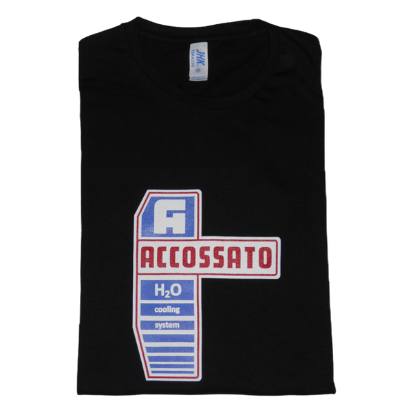 Accossato Vintage T-Shirt, 100 % Cotton, Black, view 2
