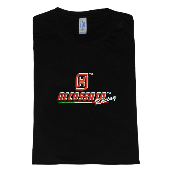 Accossato "Racing Attitude" T-Shirt, 100 % Cotton, Black, view 2