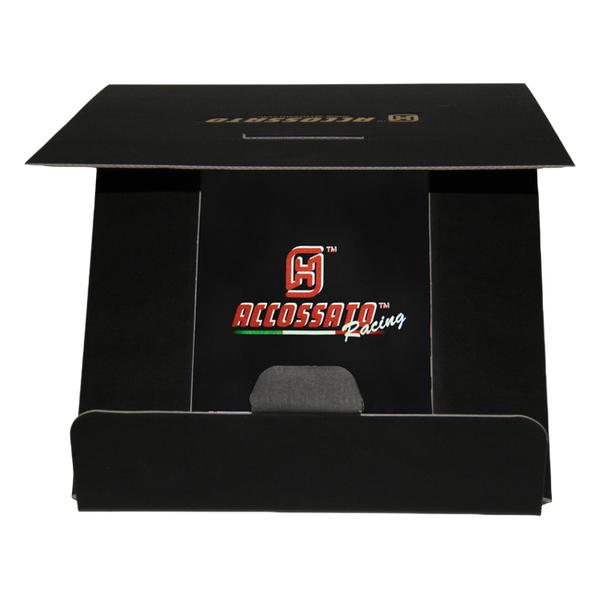Accossato "Racing Attitude" T-Shirt, 100 % Cotton, Black, view 3