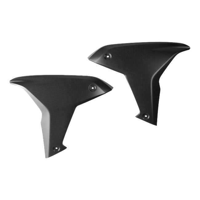 LighTech CARD0281M carbon fairing side panels (matt) with the A1 plate support for Ducati MULTISTRADA V4 PIKES PEAK – product view